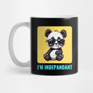 I'm Indepandant | Panda Pun Mug